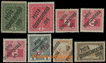 207440 -  Pof.49b, 50Ia, 66, 67, 83a, 101Pp, 115, sestava 8 zn.: Znak