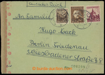 207523 - 1943 KINDERLANDVERSCHICKUNG - ŠTRBA  letter to Berlin, with