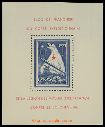 207859 - 1941 FRANCIE / vydání pro Francouzskou legii, Mi.Bl.1, med