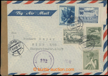 207913 - 1953 DOPIS DO CIZINY / Let-dopis do 20g zaslaný do Rakouska