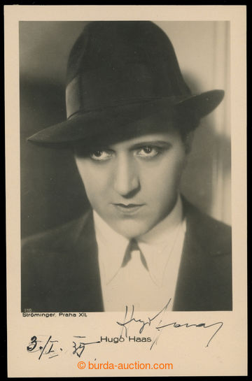 208039 - 1935 HAAS Hugo (1901-1967), important Czech actor and film d