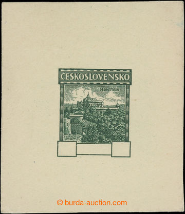 208077 - 1926 ZT Pof.210, Pernštejn, zkusmý tisk - otisk definitivn