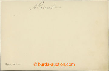 208174 - 1931 PICCARD August (1884-1962), světoznámý švýcarský 