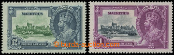 208238 - 1935 SG.246f, 248h, Jubilejní Jiří V. 12C s DV DIAGONAL L