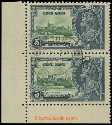 208242 - 1935 SG.134a, Jubilejní Jiří V. 5C, svislá 2-páska, hor