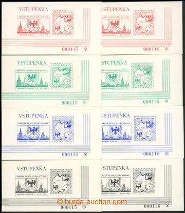 208267 - 1990 ZS  dvě kompletní série 4ks známkových sešitků K
