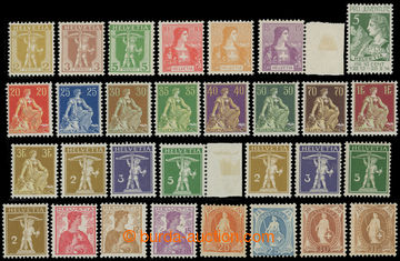 208332 - 1905-1913 selection of sets Tell and Helvetia on stock-sheet