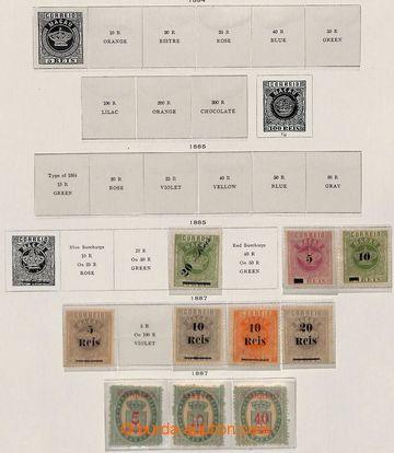 208394 - 1885-1925 [COLLECTIONS]  interesting collection on 12 sheets