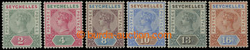 208404 - 1890 SG.9-14, Victoria 2C-16C, complete and very fine set, c