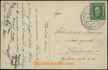 208815 - 1928 VELIKIJ BIČKIV / postcard with T. G. Masaryk 50h with 