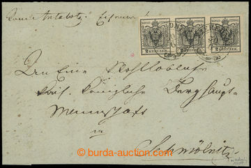208816 - 1857 SZEREDNYE  I. emise, dopis do Szomolnoku (Smolníku), v