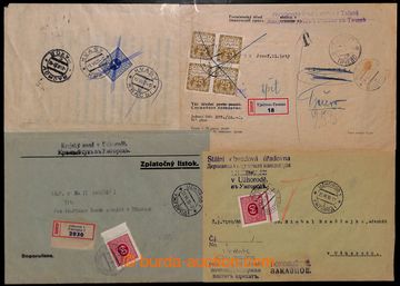 208851 - 1927-1938 KVASY, TJAČOVO, UZHHOROD  comp. 4 pcs of official
