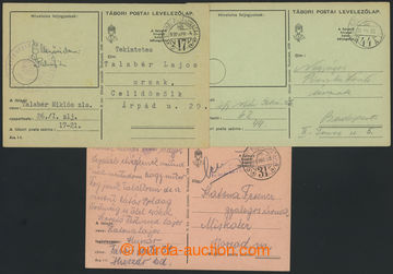 208907 - 1939 FIELD POST  comp. 3 pcs of FP cards from počátečníh