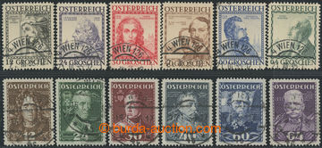 209196 - 1934-1935 ANK.591-596, 617-622, Builders and Generals; cat. 