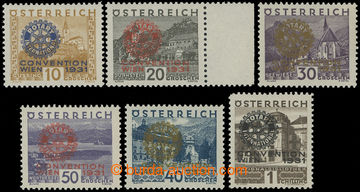 209197 - 1931 ANK.518-523, Rotary; hodnota 30gr s původním archový