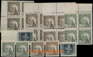209235 -  Pof.27D+F, 28Aa, 28D, 30C, comp. 6 pcs of stamp. and 4 pcs 