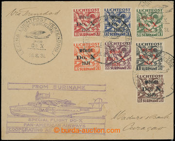 209357 - 1931 Let-dopis ze SURINAMU přes Trinidad na CURACAO, Specia
