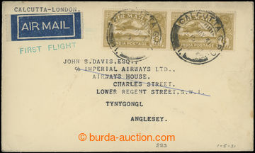 209359 - 1931 airmail letter with airmail stamp George V. 1929, 1. FL