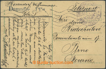 209378 - 1915 pohlednice z lodi Dampfer IV (dříve parník Gastein, 