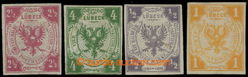 209579 - 1859-1862 Mi.4-7, Znak 2½S * zk. Roig, 4S(*) zk. Delgad
