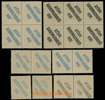 209636 -  OBTISKY / selection of blocks, stripe also individual stamp