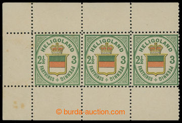 209662 - 1885 NOVOTISK / Znak 2½F / 3Pf, levá krajová 3-páska