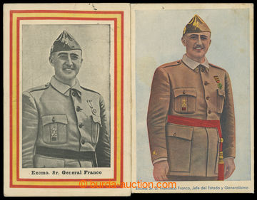 209692 - 1937 ŠPANĚLSKÁ FAŠISTICKÁ POROPAGANDA - Gen. Franco, 2 