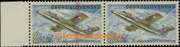 209701 - 1967 Pof.L68 VV, Čs. letadla 2Kčs, krajová 2-páska s VV 