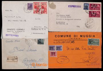 209730 - 1945-1954 ZONE A /  selection of 31 entires, from that 21 le