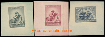 209784 - 1937 PLATE PROOF  Pof.315-317, For Children-issue 50h - 2CZK