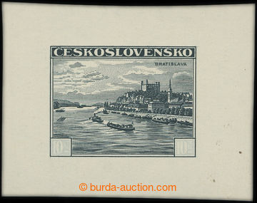 209852 - 1936 PLATE PROOF  Pof.313, Bratislava 10CZK, plate proof - p