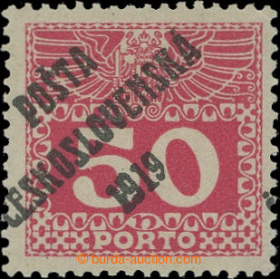 209893 -  Pof.71, Large numerals 50h red, type II.; mint never hinged