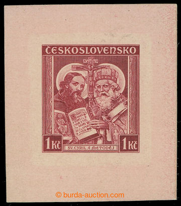210034 - 1935 ZT Pof.293, Cyril a Metoděj 1Kč, zkusmý tisk - otisk