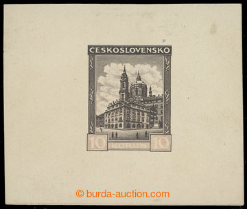 210051 - 1929 PLATE PROOF Pof.257, Prague 10CZK, plate proof - print 