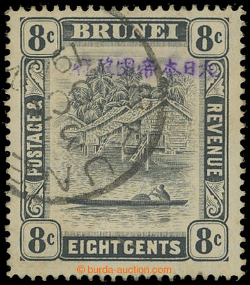 210101 - 1942 SG.J9, Japonská okupace - Brunei River 8C s japonským