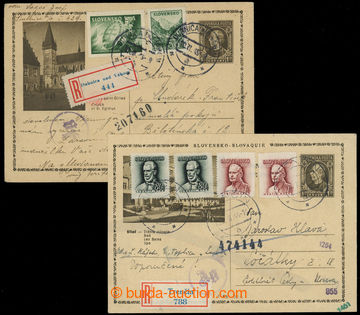 210263 - 1944-1945 CDV4/10 + CDV4/16, obě obrazové dopisnice s boha