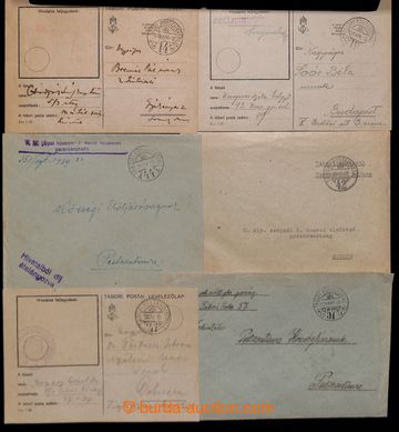 210544 - 1939 MAĎARSKÁ FIELD POST comp. 3 pcs of FP cards and 3 pcs