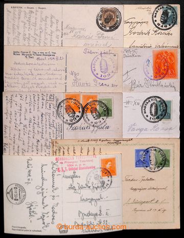 210548 - 1938-1939 ZÁBOR PODKARPATSKÉ RUSI  sestava 17 pohlednic a 