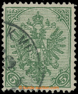 210575 - 1900 Mi.13Azz, Orlice 5H, ŘZ 12½, kartonový papír; K