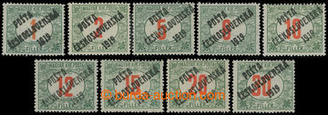 210636 -  Pof.131-139, Červené číslice 1f - 30f, kompletní séri