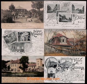 210725 - 1900-1910 [SBÍRKY]  PRAHA  sestava cca 100ks pohlednic měs
