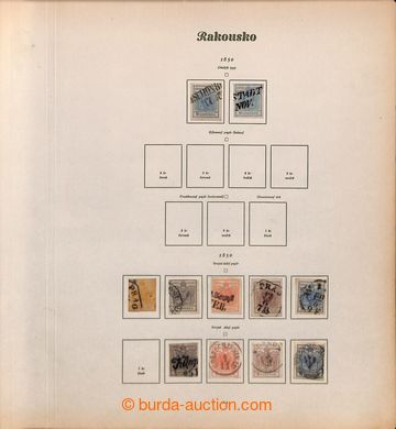 210743 - 1850-1939 [SBÍRKY]  zajímavá rozpracovaná sbírka na lis