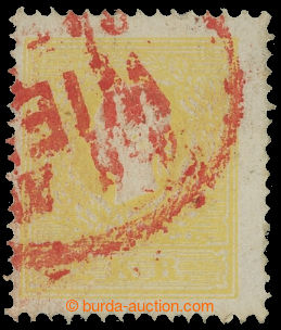 210843 - 1858 Ferch.10II, FJ I. 2Kr žlutá II. typ s červeným DR W