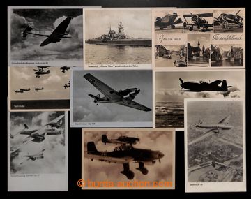 210863 - 1939-1942 8 photo postcard aircrafts Luftwaffe (airforce) an