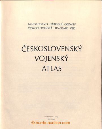 210902 - 1965 ČESKOSLOVENSKÝ MILITARY ATLAS, issued by Our army, Pr