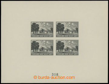 210937 - 1943 Pof.PrA1b, Promotional miniature sheet for Red Cross in
