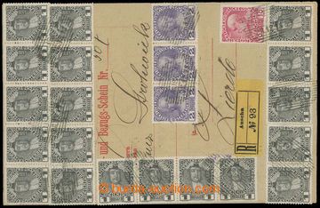211103 - 1908 AVISO and salary card (BEZUGSCHEIN) to mailing of wine 