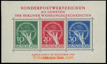 211238 - 1949 Mi.Bl.1, aršík Berlínský nadační fond, rozměr 10