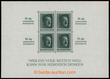 211239 - 1937 Mi.Bl.11, miniature sheet A. H. Nürnberg 1937; right s