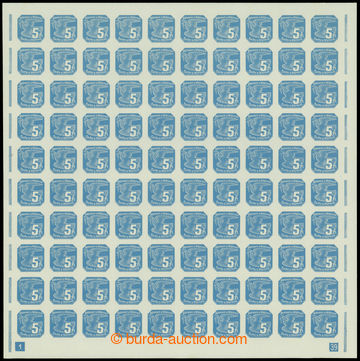 211263 - 1939 ARCHOVINA / Pof.NV2, 5h modrá (I. vydání), kompletn�